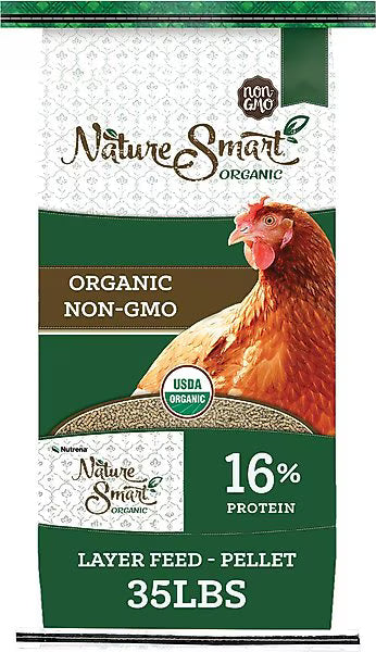 Nutrena Nature Smart Organic Layer Feed Layer 16% Protein Pellet Chicken Feed