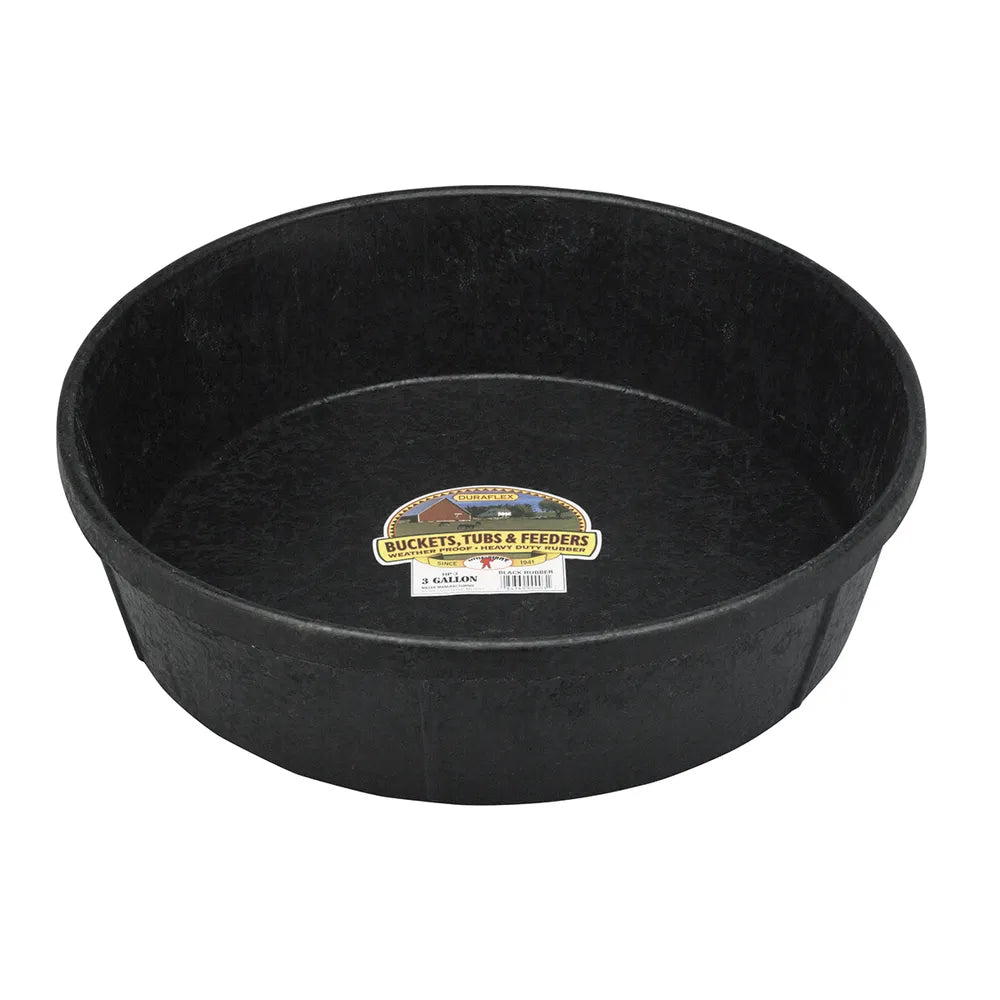 Rubber Feed Pan-3 Gal