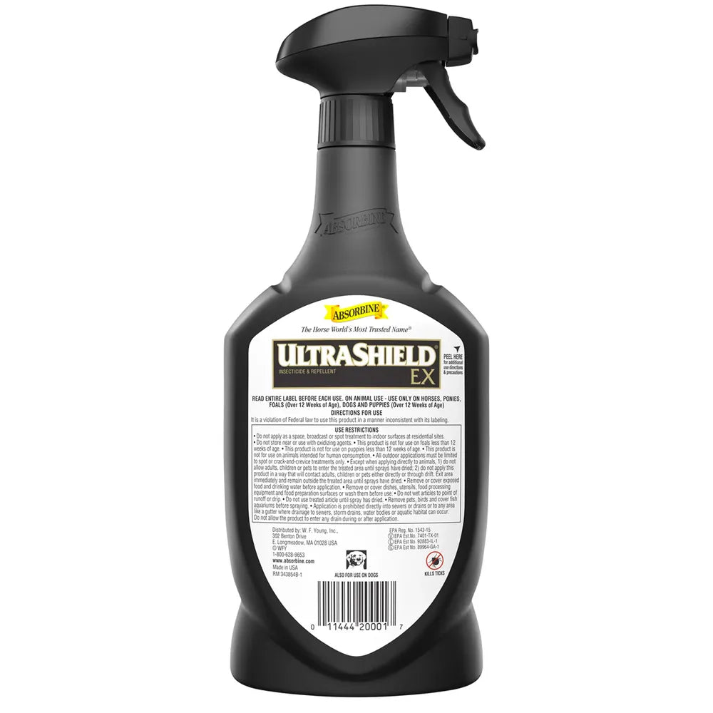 Ultra Shield EX Horse Insecticide and Repellent - 32 fl oz spray