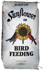Black Oil Sunflower Seed 25  lb Bag
