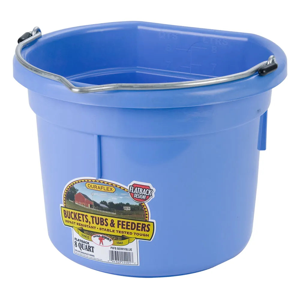 DuraFlex 8 Qt Flatback Bucket