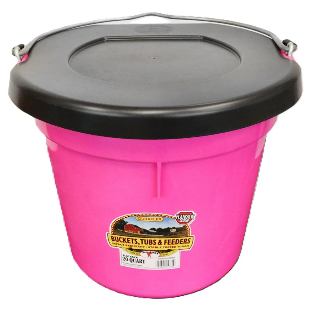 Plastic Lid for 20 Quart Flatback Bucket