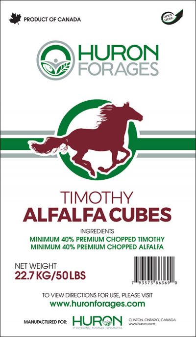 Huron Forages Timothy Alfalfa Cubes