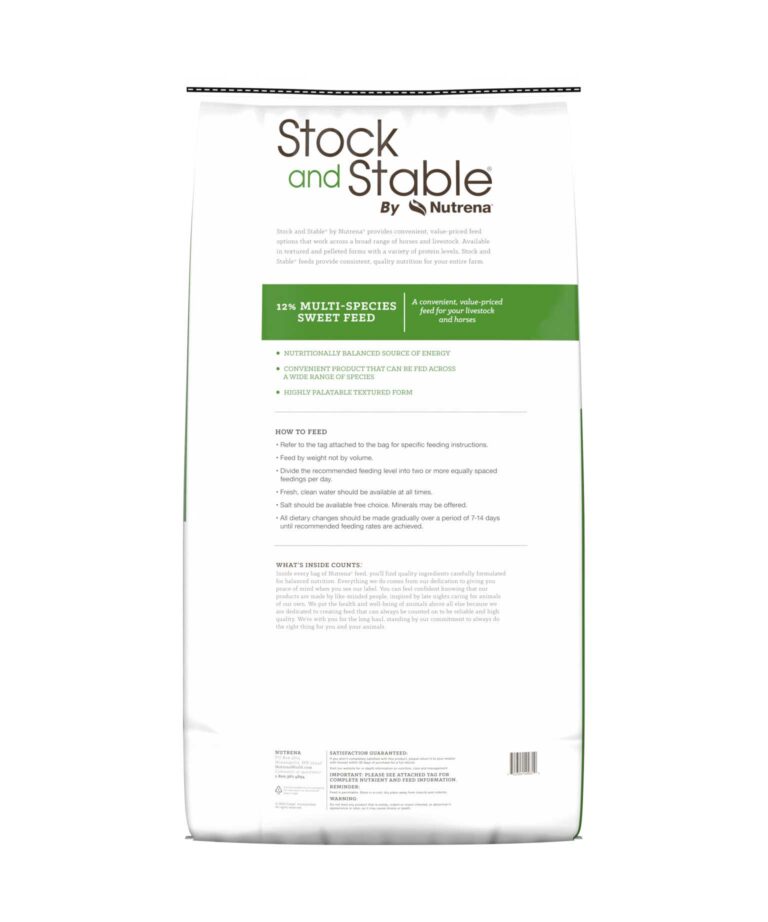 Nutrena Stock and Stable Sweet Feed 12% Textured